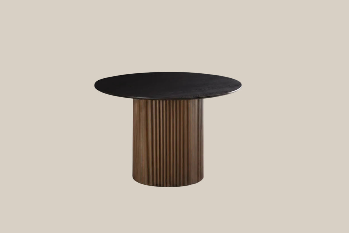 Stenborne — Table à manger ronde en bois — vue 3