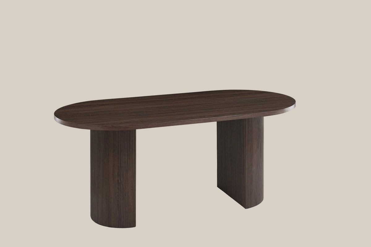 Marford — Table à manger en effet noyer — vue 3