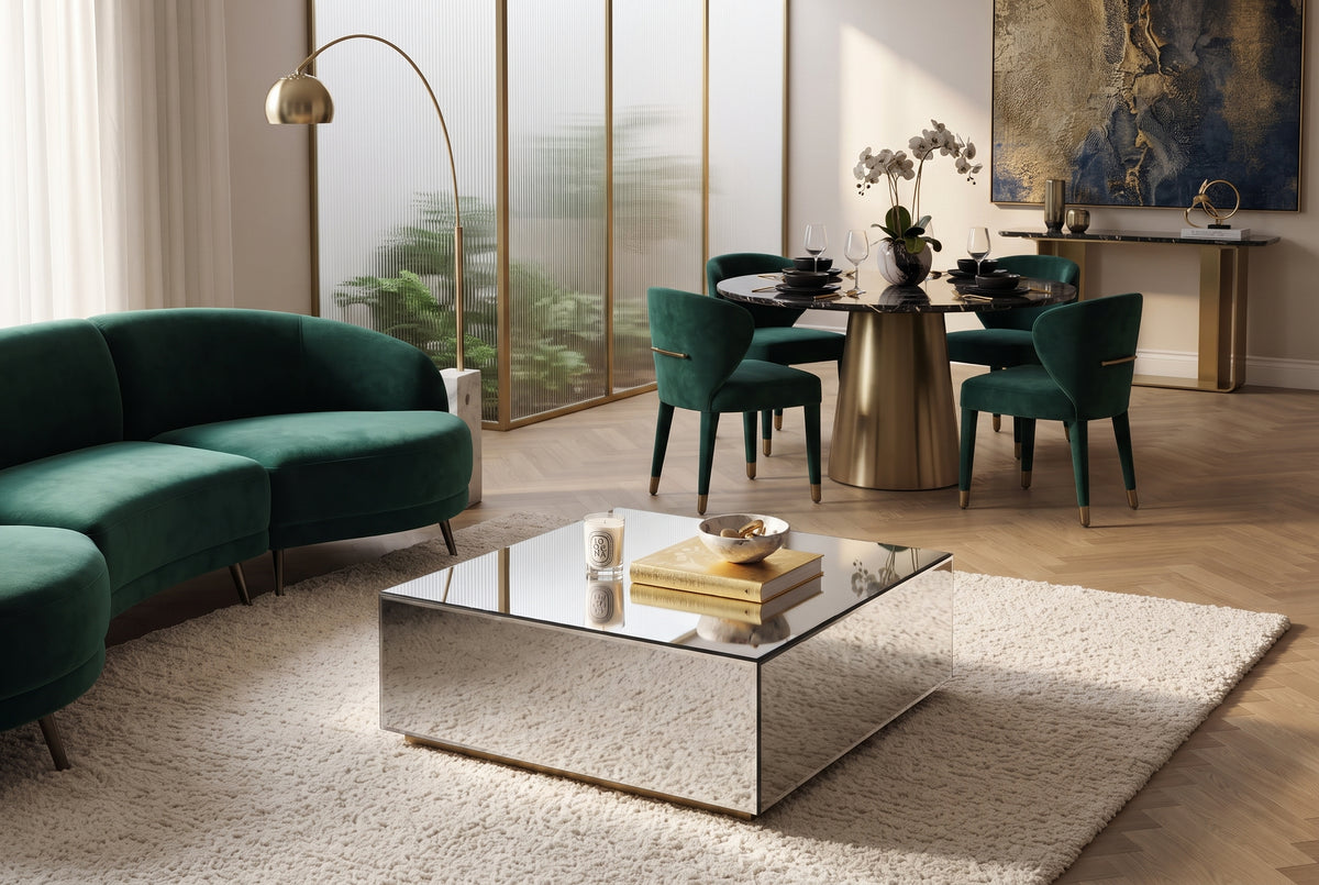 Rosedale — Table basse en miroir — vue 2