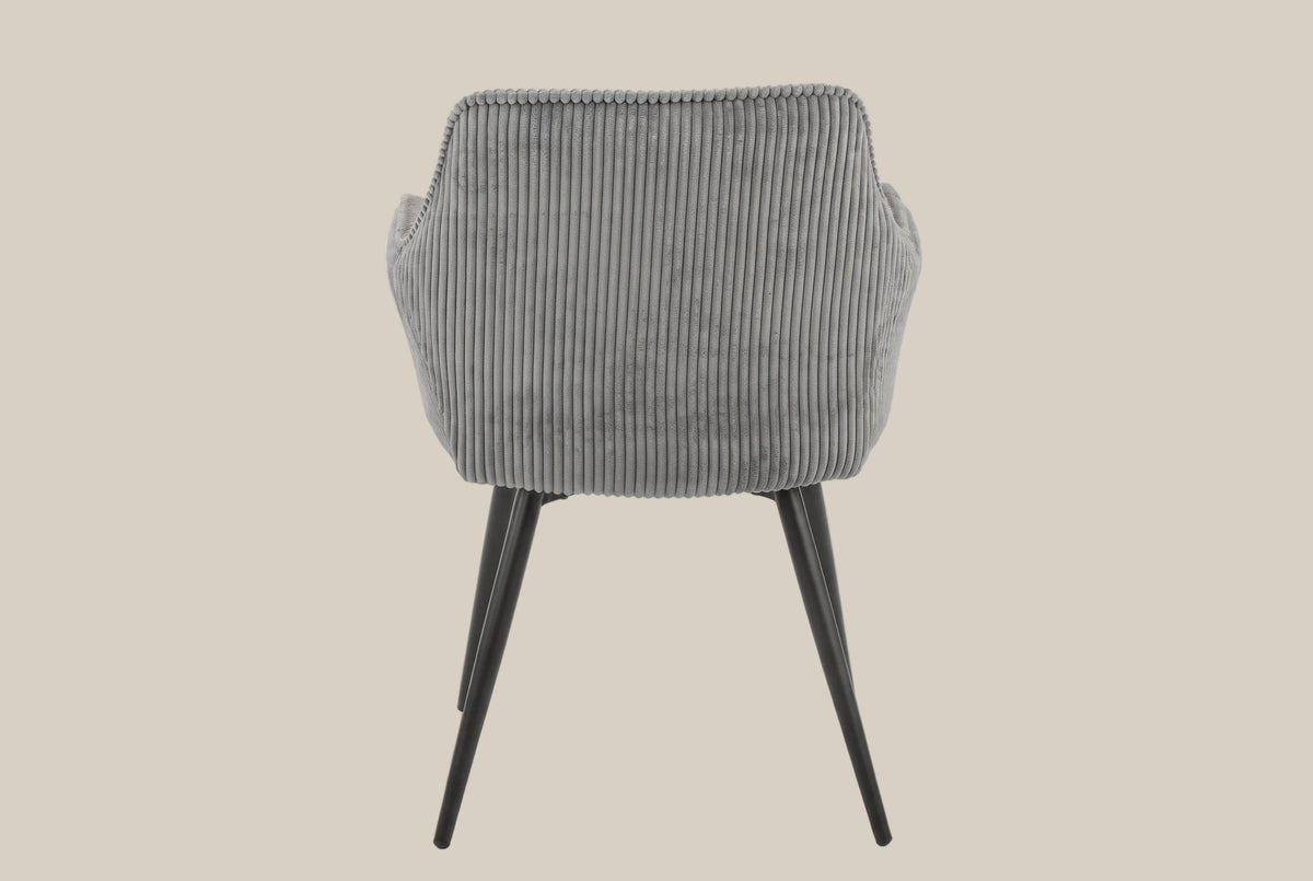 Somerton — Chaise coque design anthracite — vue 3