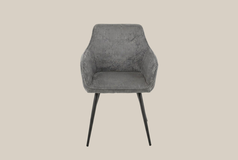 Somerton — Chaise coque design anthracite
