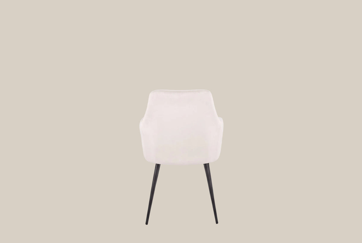 Ravensby — Chaise coque design beige — vue 3