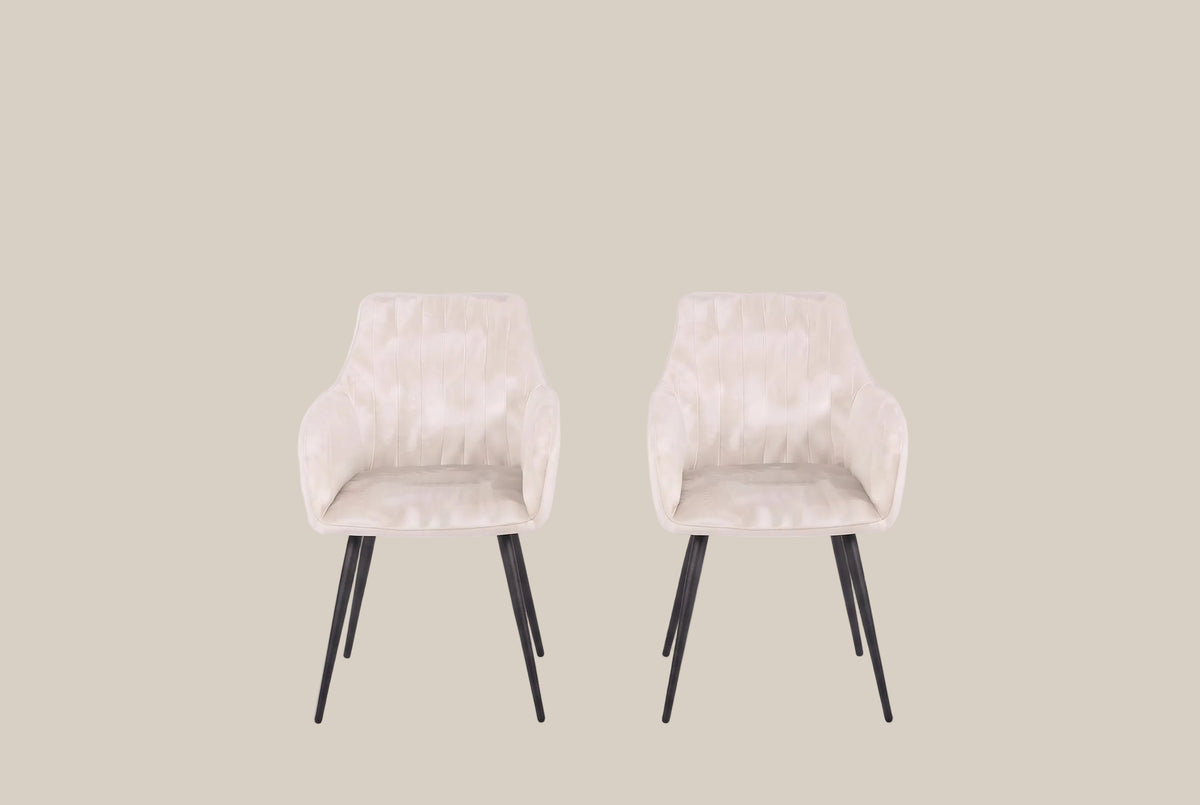 Ravensby — Chaise coque design beige — vue 4