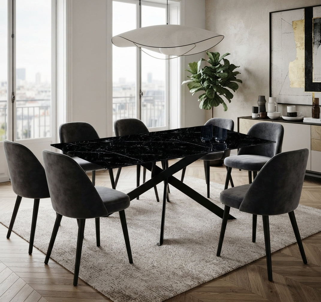 Thaxbrook — Table à manger en verre — vue 2