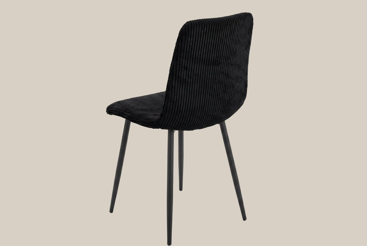 Oldbury — Chaise en coque design noir, piètement non spécifié — vue 3