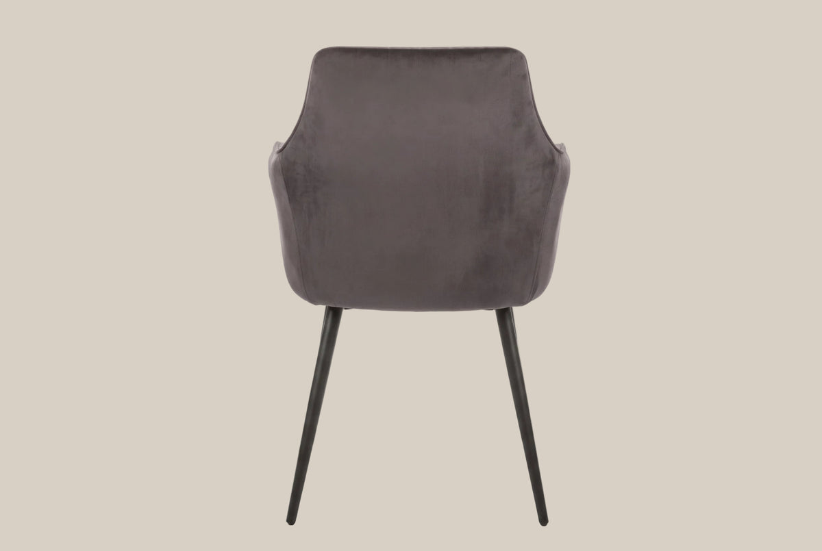 Ravensby — Chaise coque design gris anthracite — vue 3