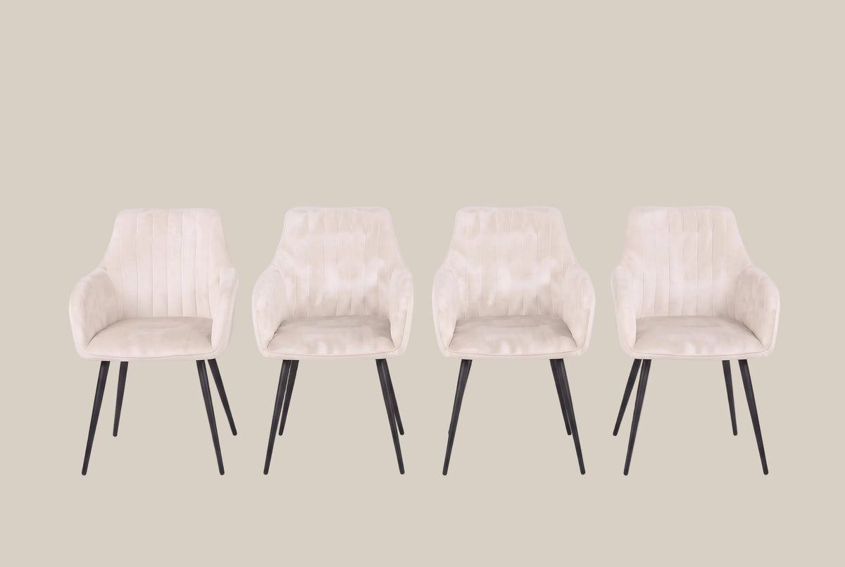 Ravensby — Chaise coque design beige — vue 5