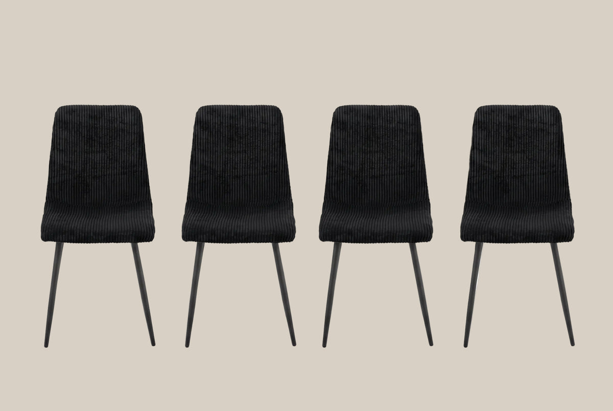 Oldbury — Chaise en coque design noir, piètement non spécifié — vue 5