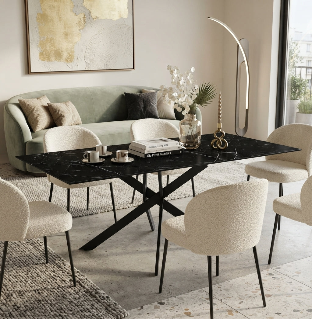 Thaxton — Table à manger en verre — vue 2