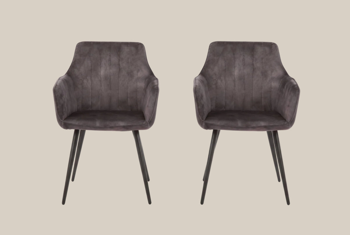 Ravensby — Chaise coque design gris anthracite — vue 4