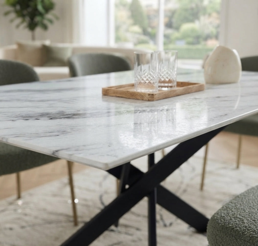 Lynmoor — Table à manger en verre — vue 1