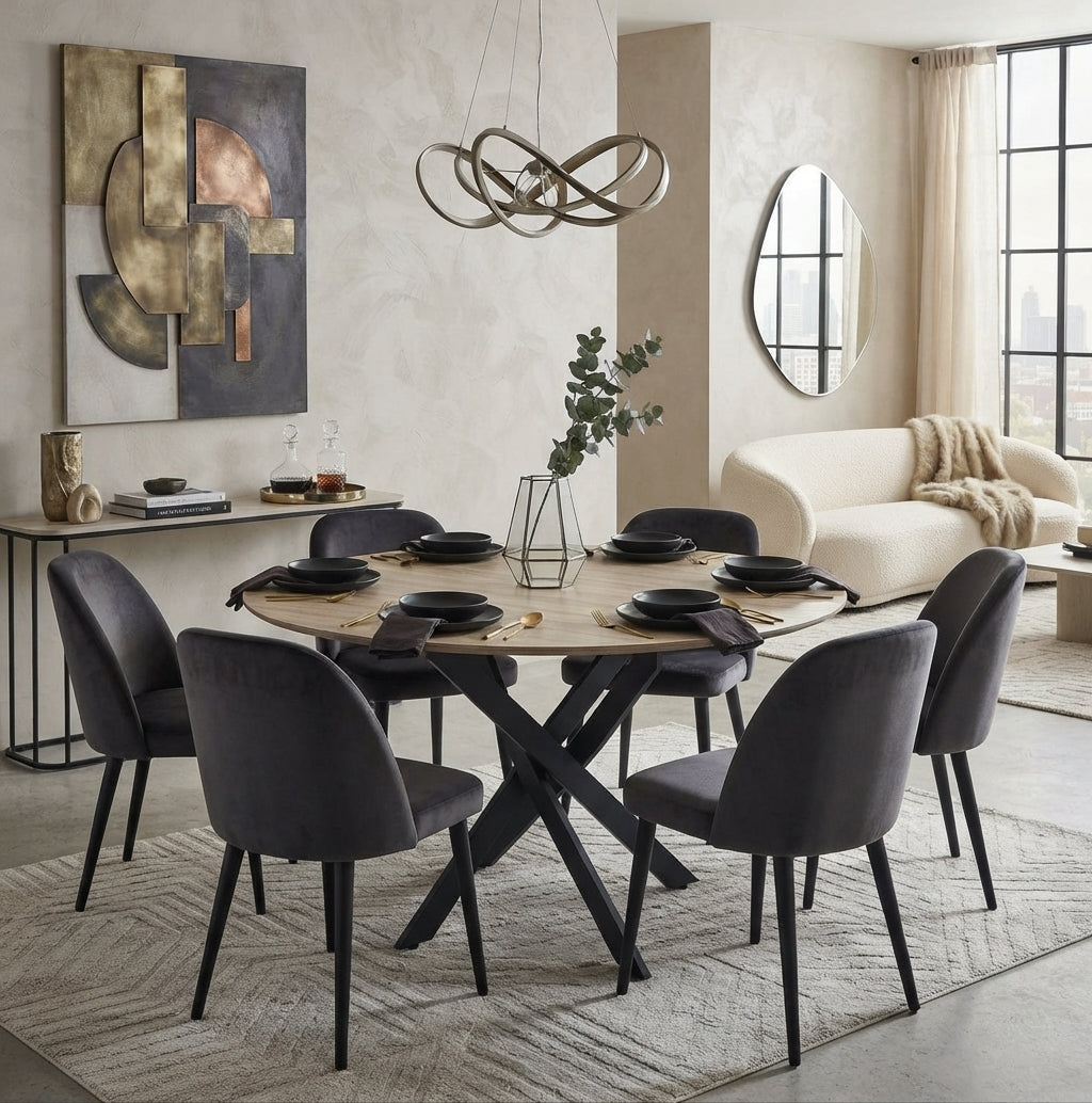 Ketmoor — Table à manger en bois — vue 2
