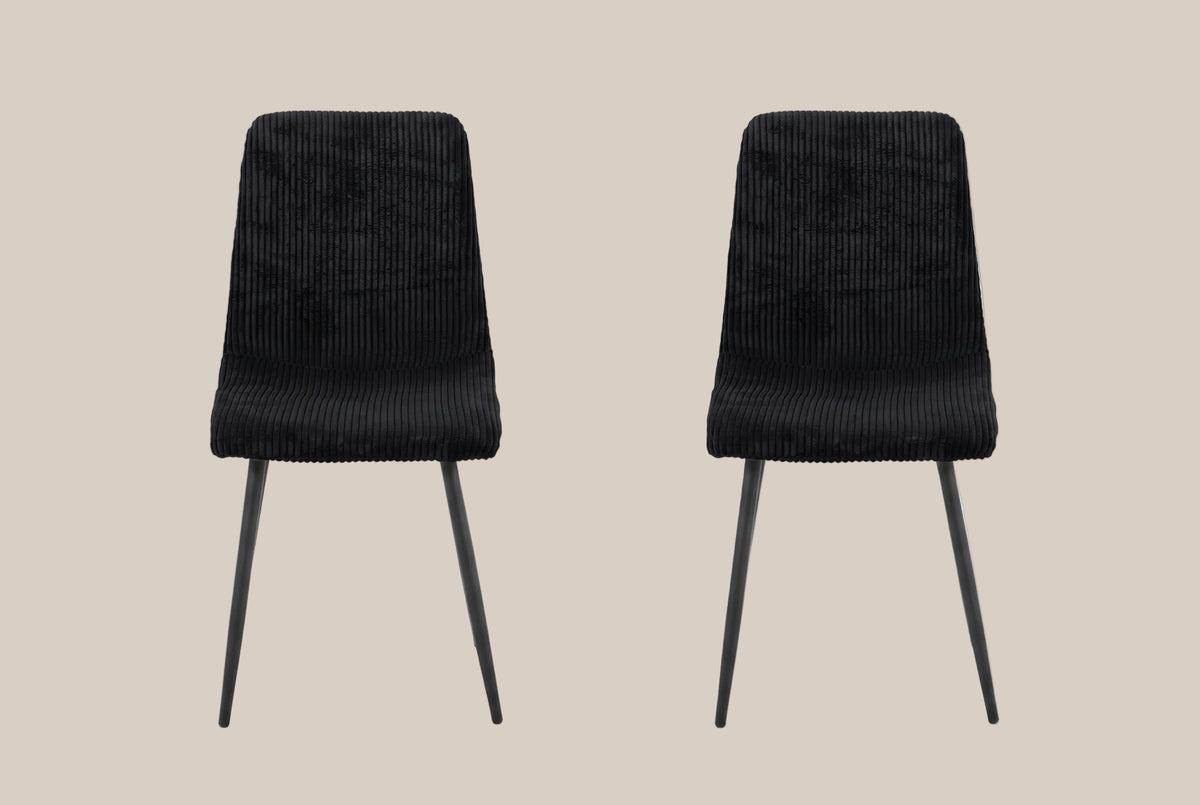 Oldbury — Chaise en coque design noir, piètement non spécifié — vue 4