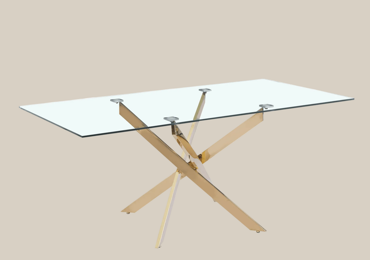 Ledwell — Table à manger en verre — vue 3