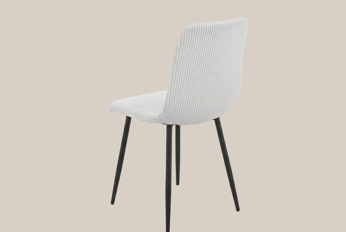 Oldbury — Chaise en coque design beige, piètement non spécifié — vue 3