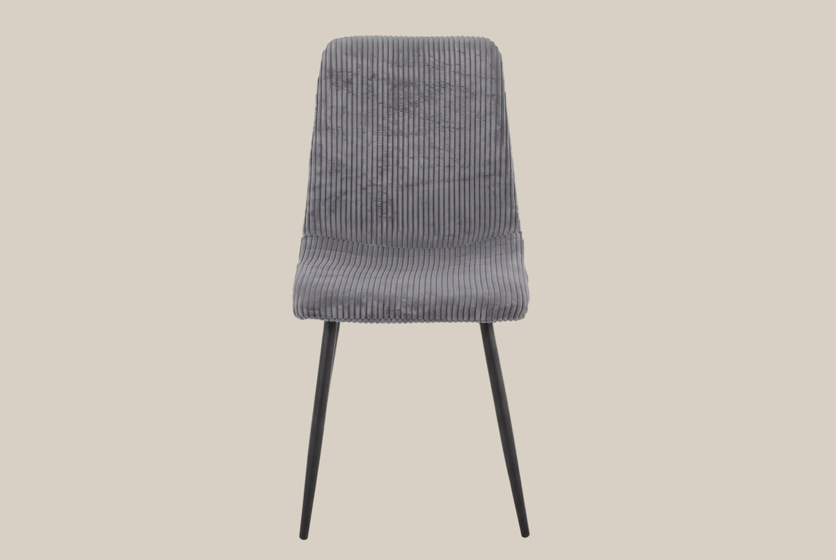 Oldbury — Chaise en coque design gris, piètement non spécifié — vue 2