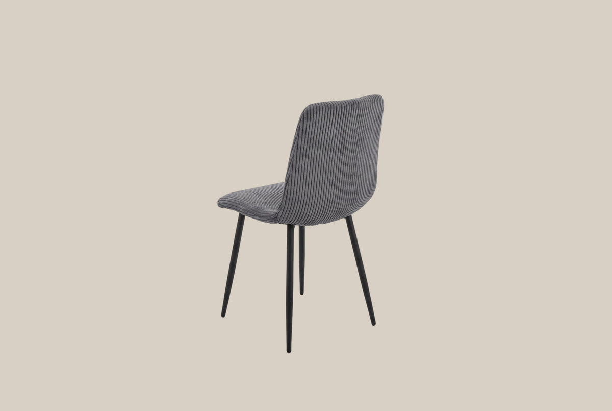 Oldbury — Chaise en coque design gris, piètement non spécifié — vue 3