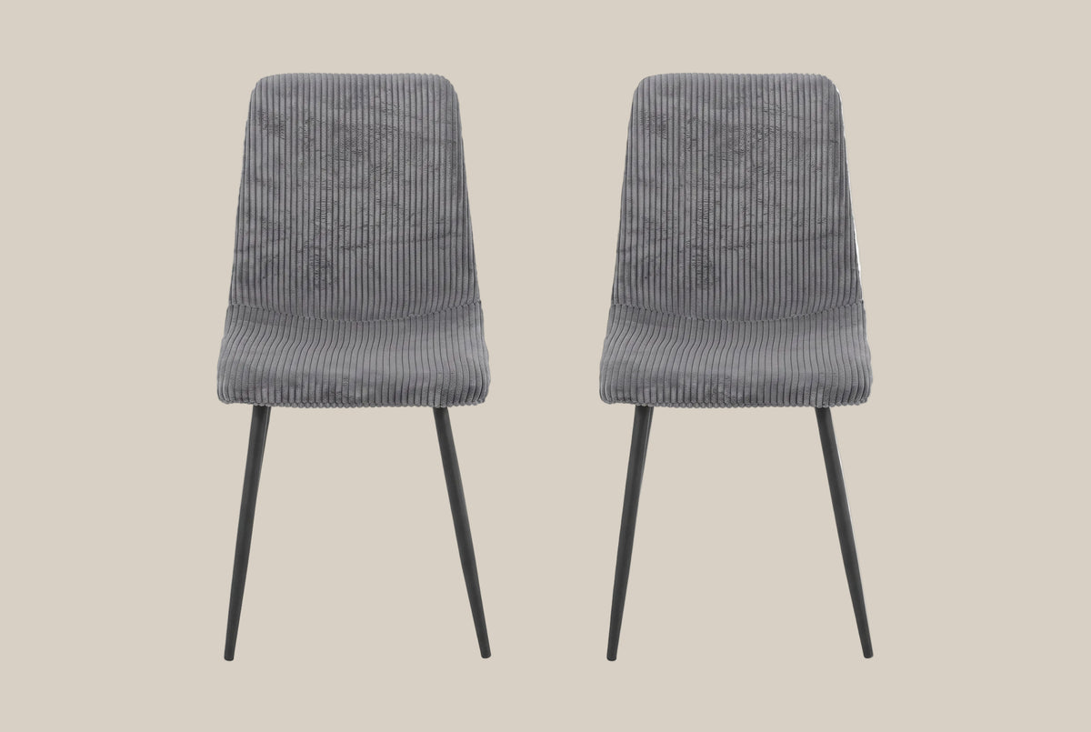 Oldbury — Chaise en coque design gris, piètement non spécifié — vue 5